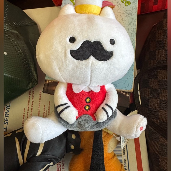 Sanrio White and Red Chef Cat Plush - Picture 1 of 3